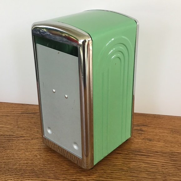 Vintage Fiesta Napkin Holder Jadeite Diner Green Fiestaware 1996 Homer Laughlin - Picture 16 of 16